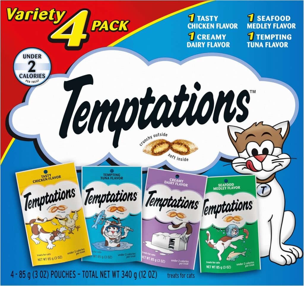 Temptations Classic Crunchy and Soft Cat Treats – Resealable Pouches eco paswly